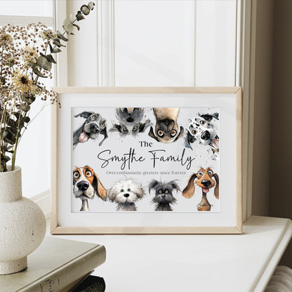 Dog Family Wall Decor