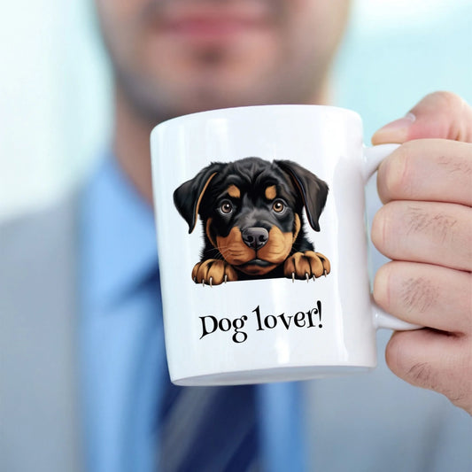 Custom dog breed mug for dog lovers
