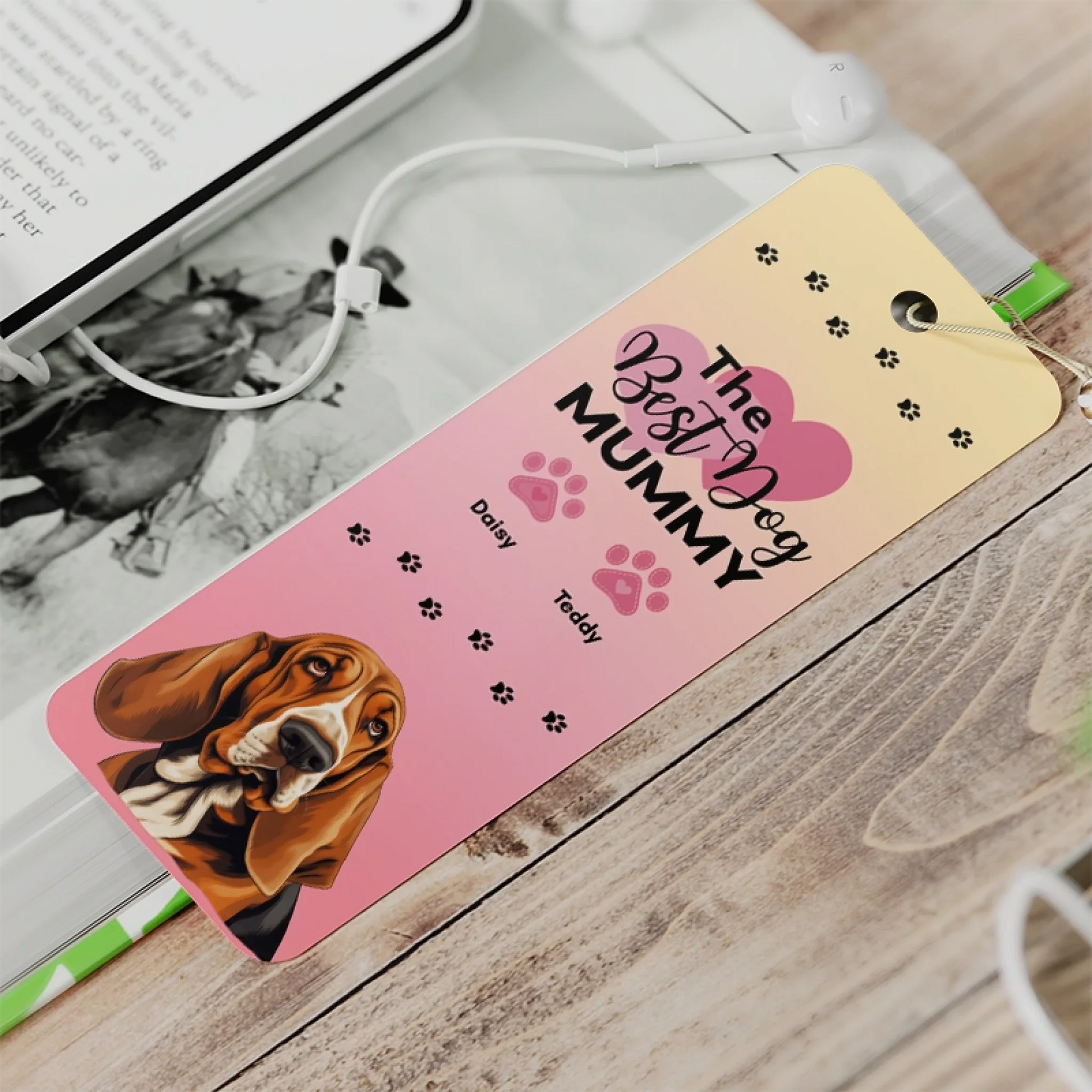 Dog mum gift bookmark