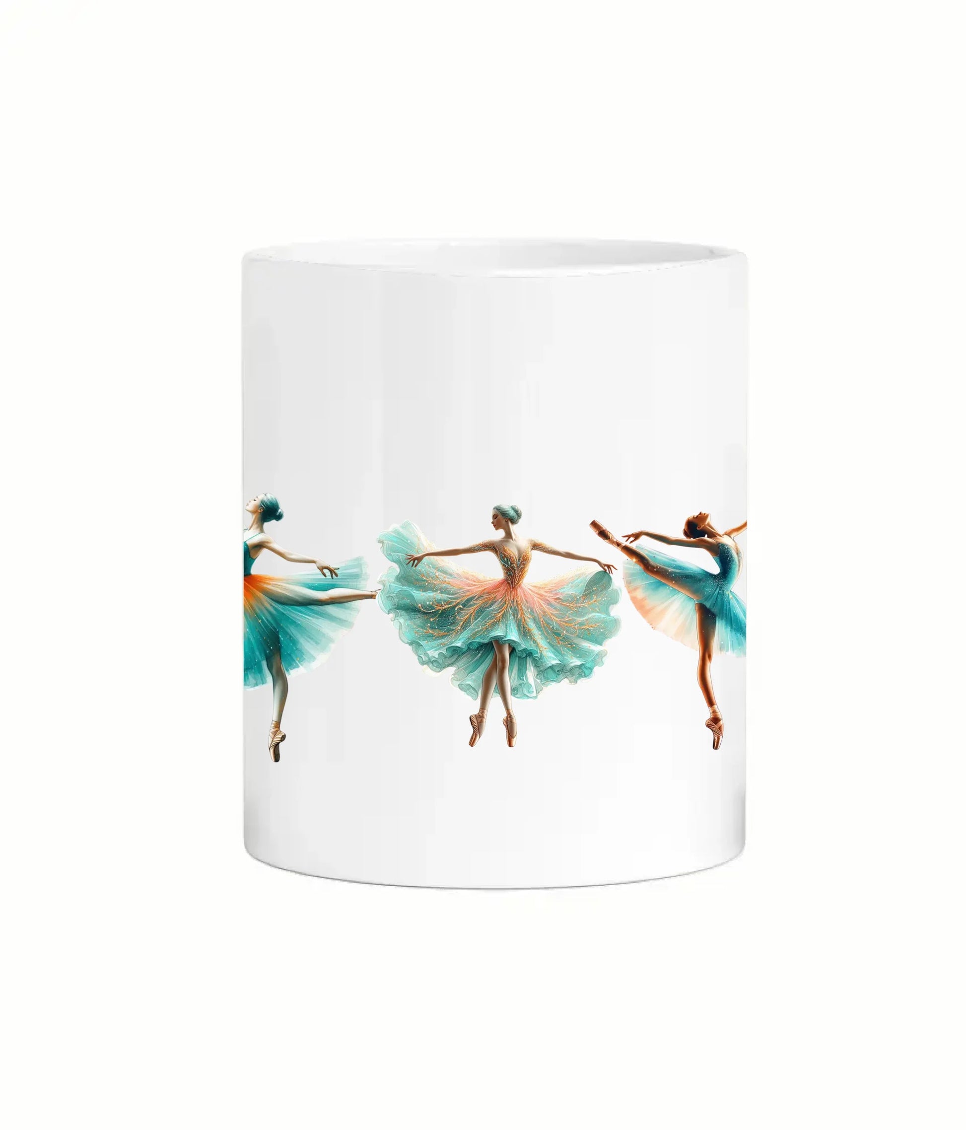 Ballet dancer illustrations mug