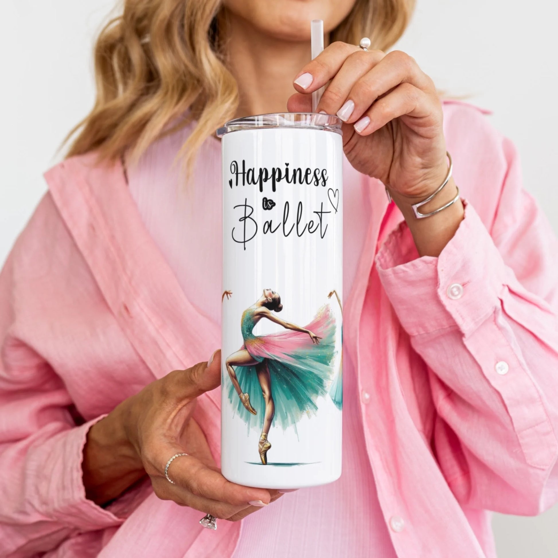 Custom ballet cup for dancers and teachers – ballet gift