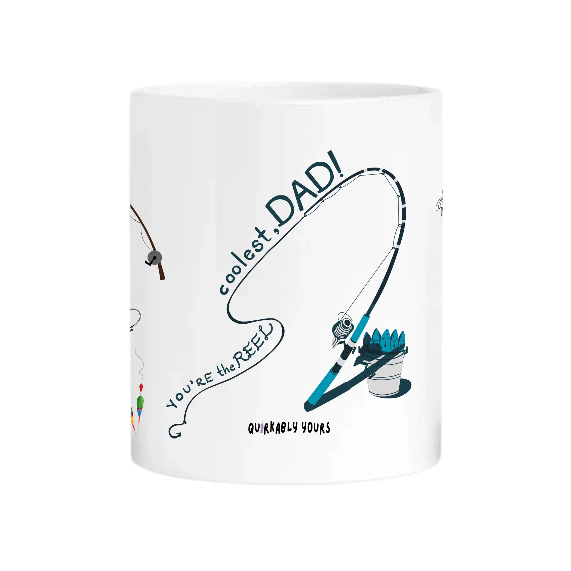Funny fishing mug for dad – perfect birthday present