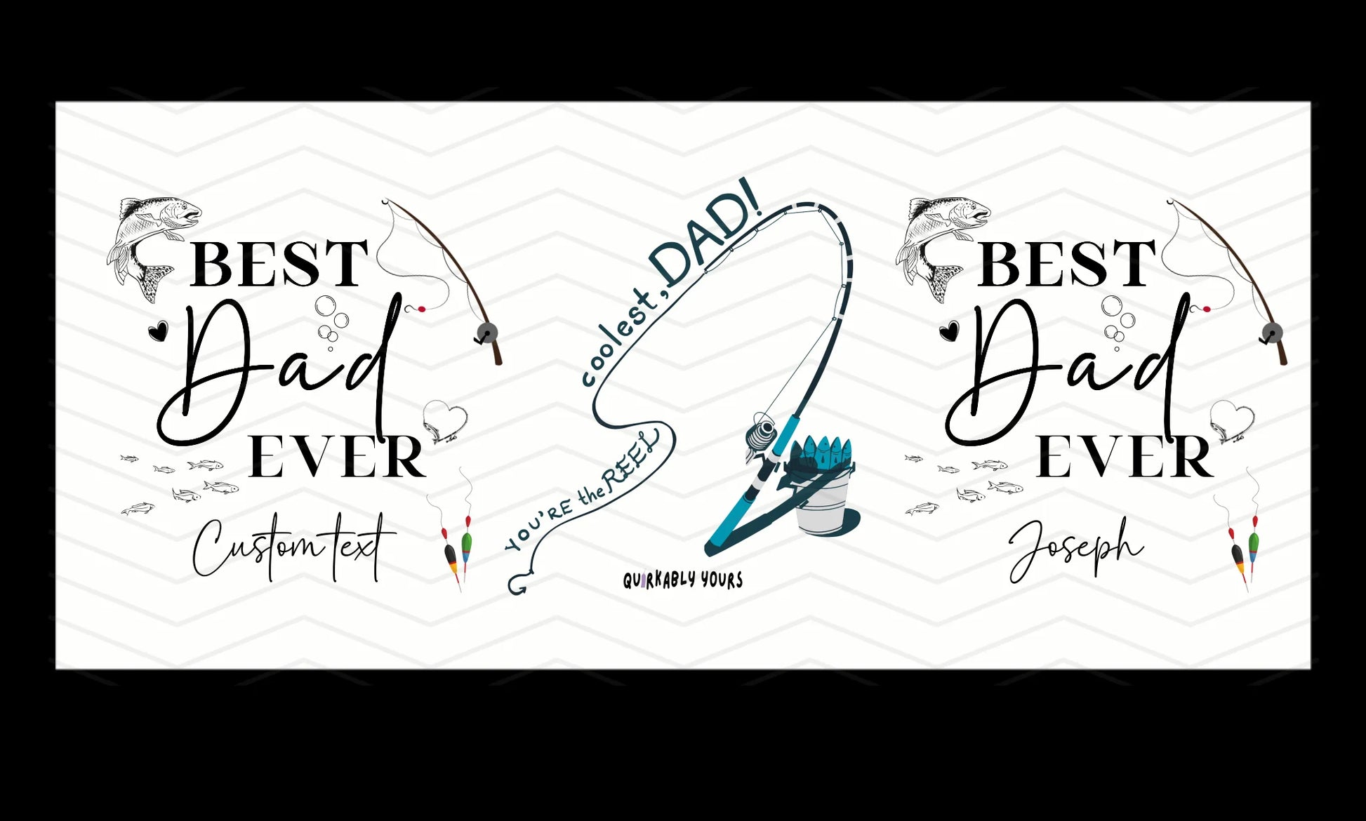 Fishing dad gift idea template