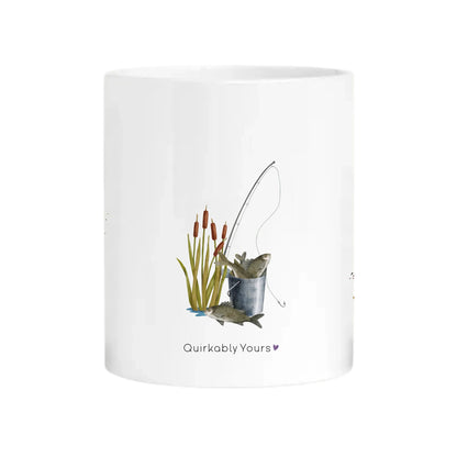 Bass fishing coffee mug gift for Father's Day and birthdays