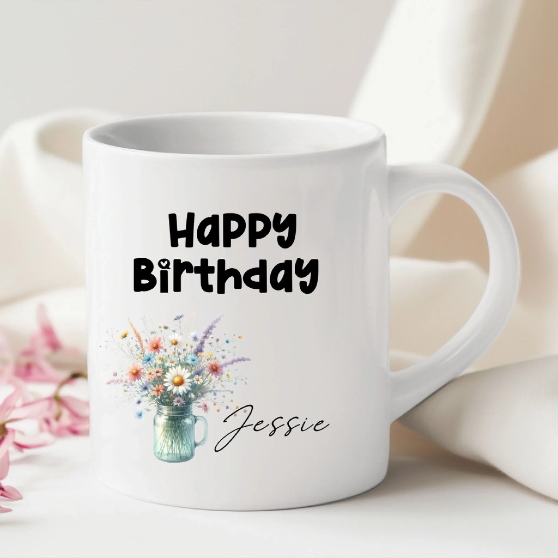 Floral mug gift for her