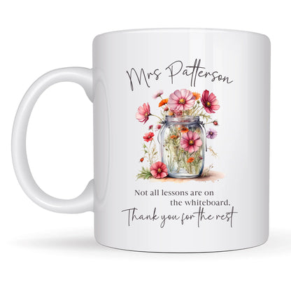 personalised teacher thank you mug