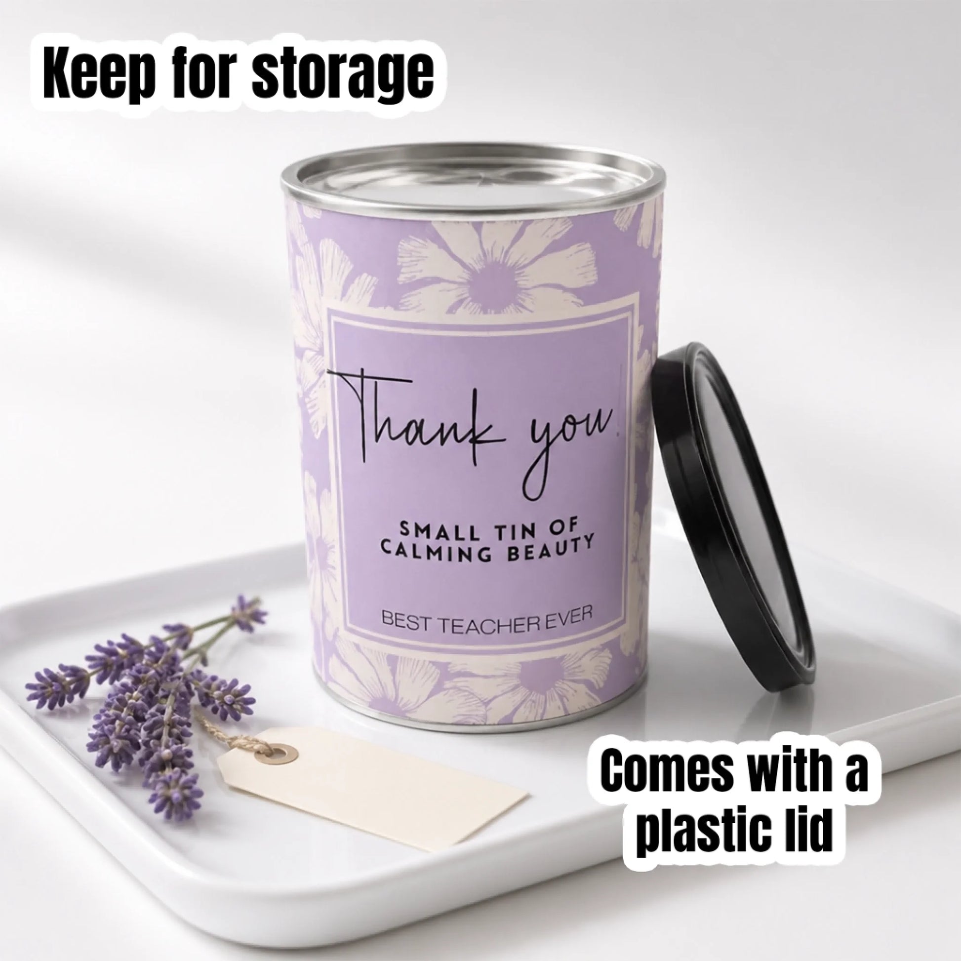 Grow your own flower gift with keepsake tin