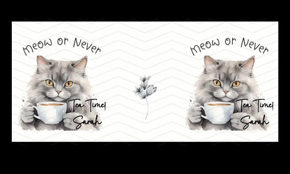 Fun cat mug personalised for gifts template