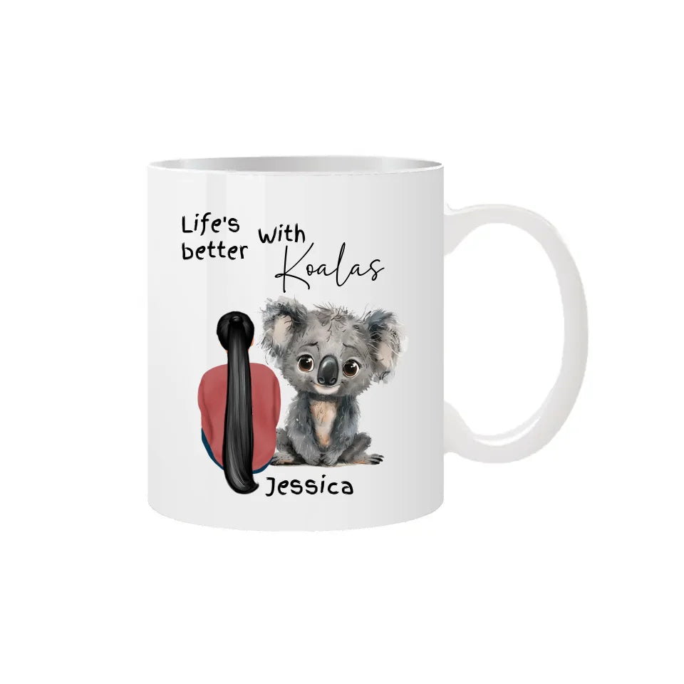 Unique mug for koala enthusiasts