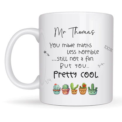 Custom maths gift with name