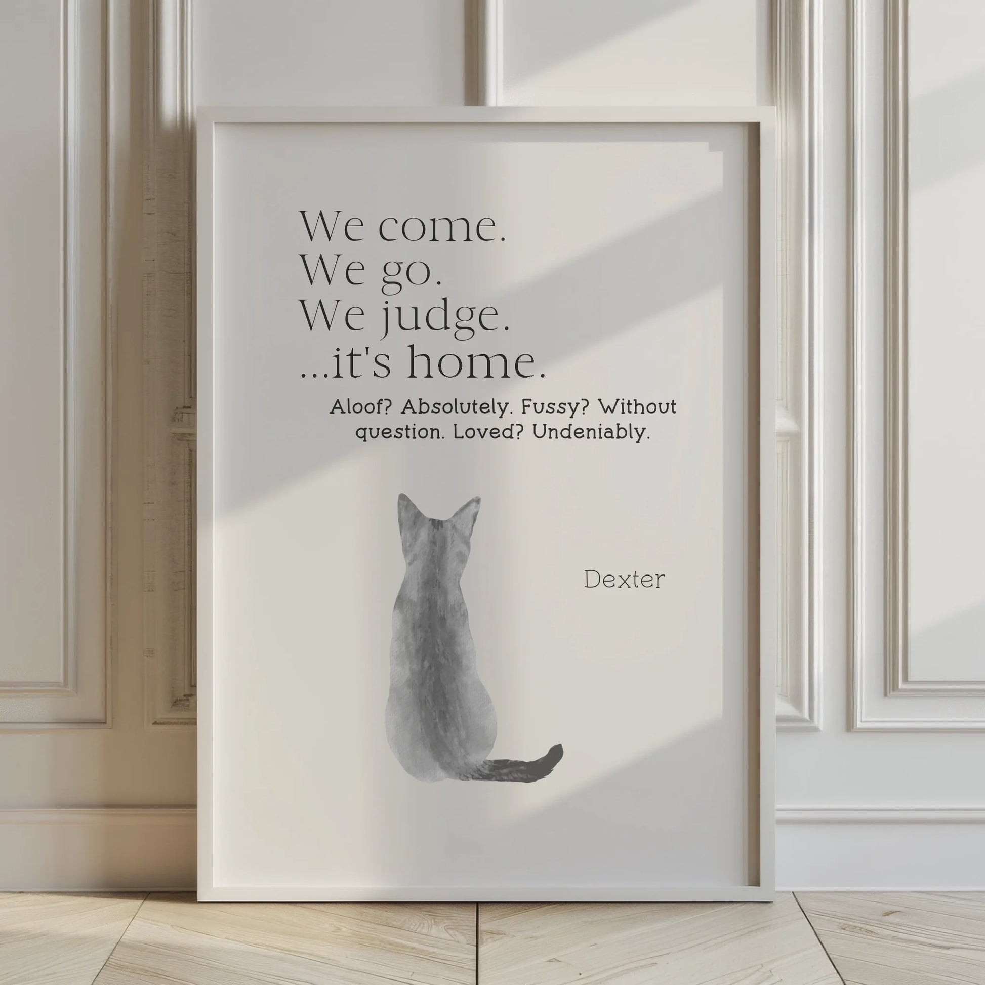 funny personalised cat gift UK