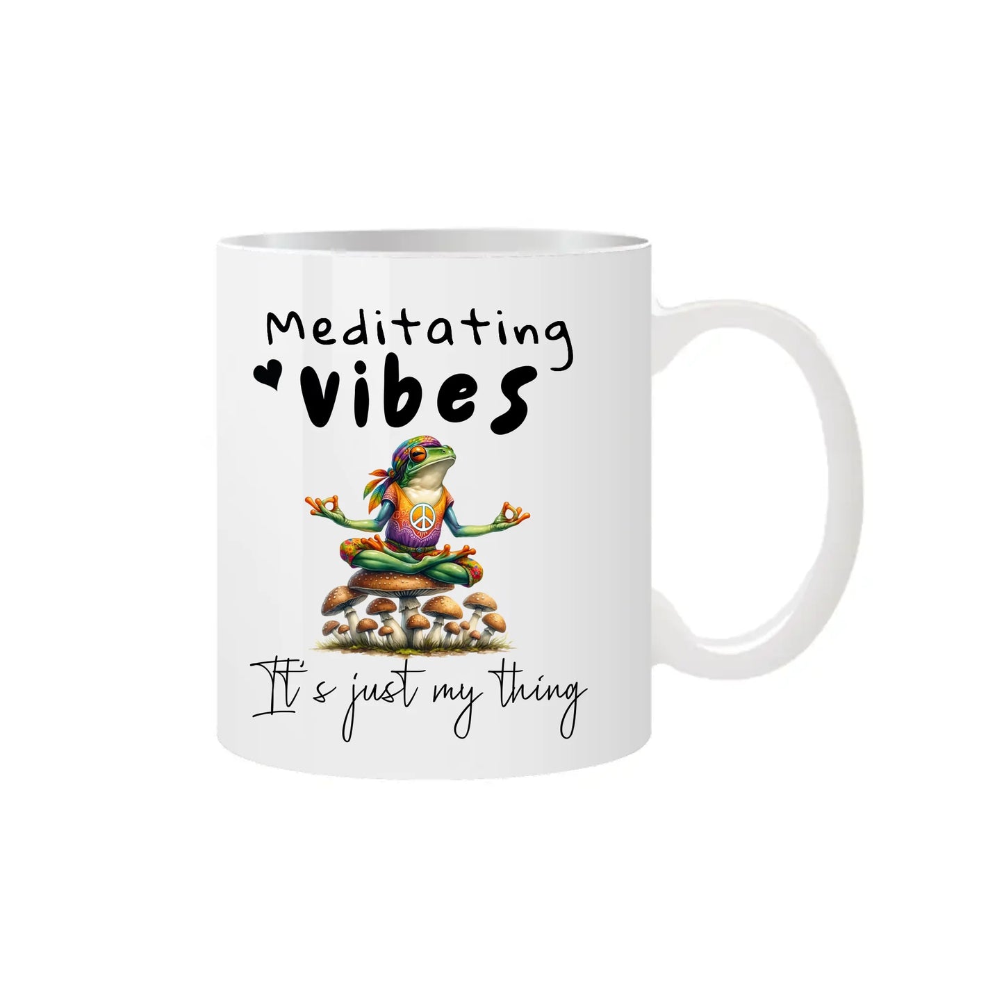 meditating from its just my thing mug