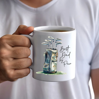 Father’s Day mug with golf design
