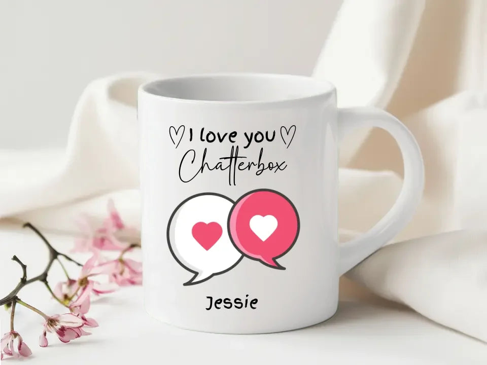 Cute Couples’ Conversation Mug