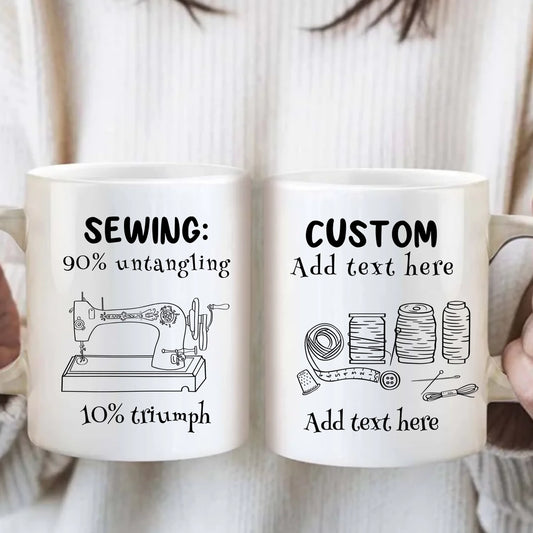 funny sewing mug