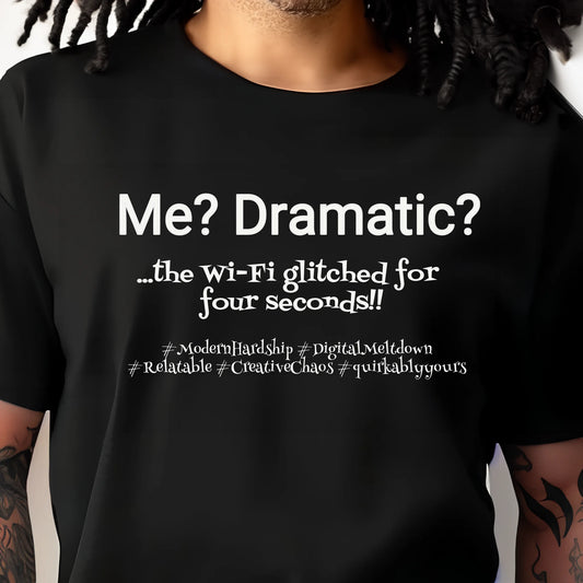 Funny Wi-Fi glitch slogan t-shirt