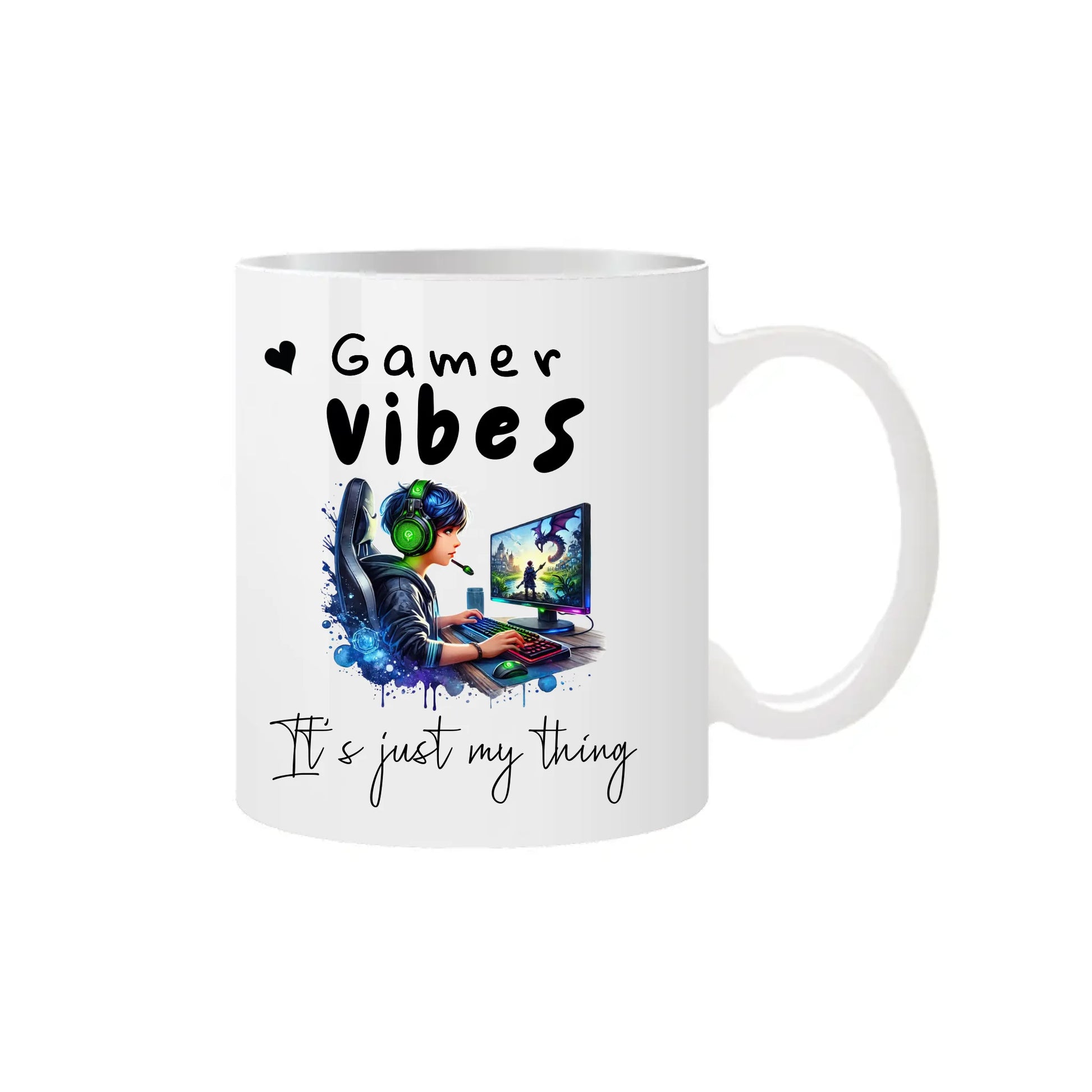 Gamer gaming customisable mug