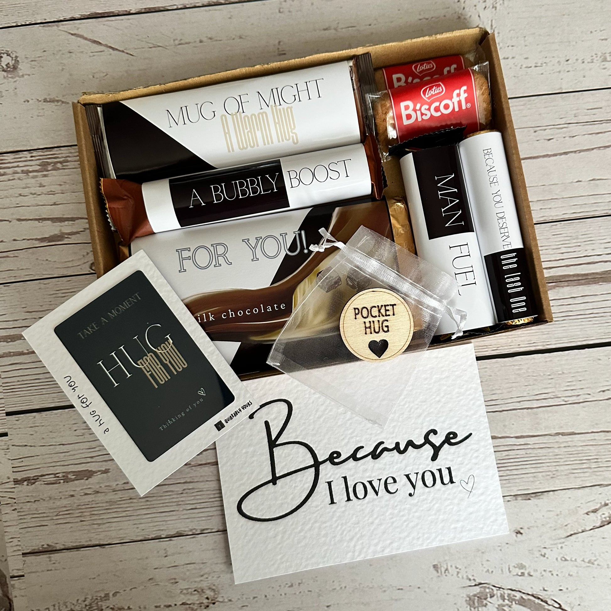 mens letterbox treat box