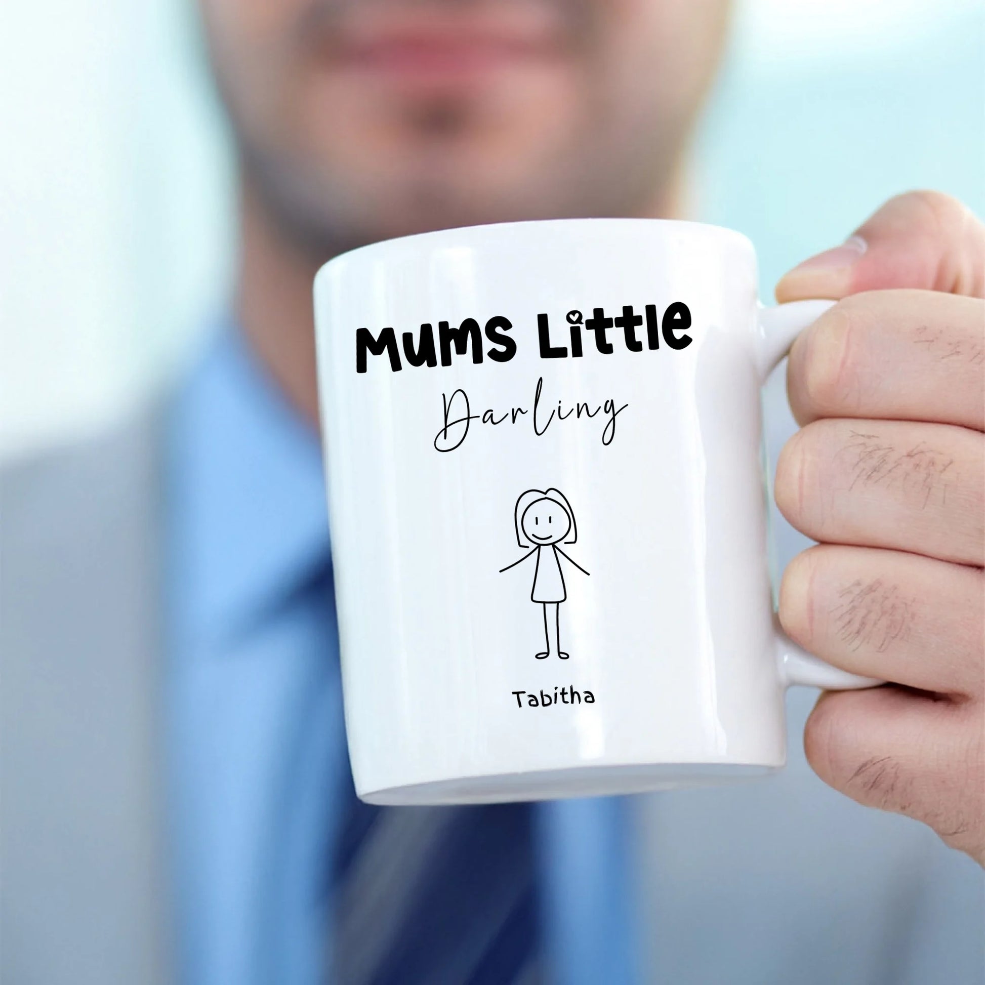 Personalised mug with children’s names