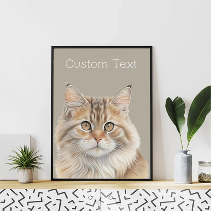 Furry friend custom print