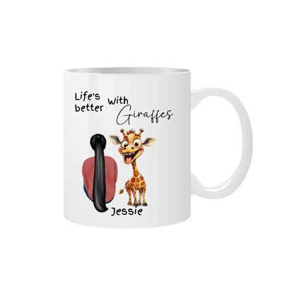 Adorable giraffe coffee cup gift