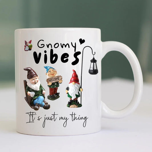 gnomy vibes mug