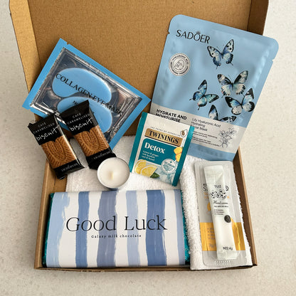 Letterbox gift set to wish someone good luck and encouragement