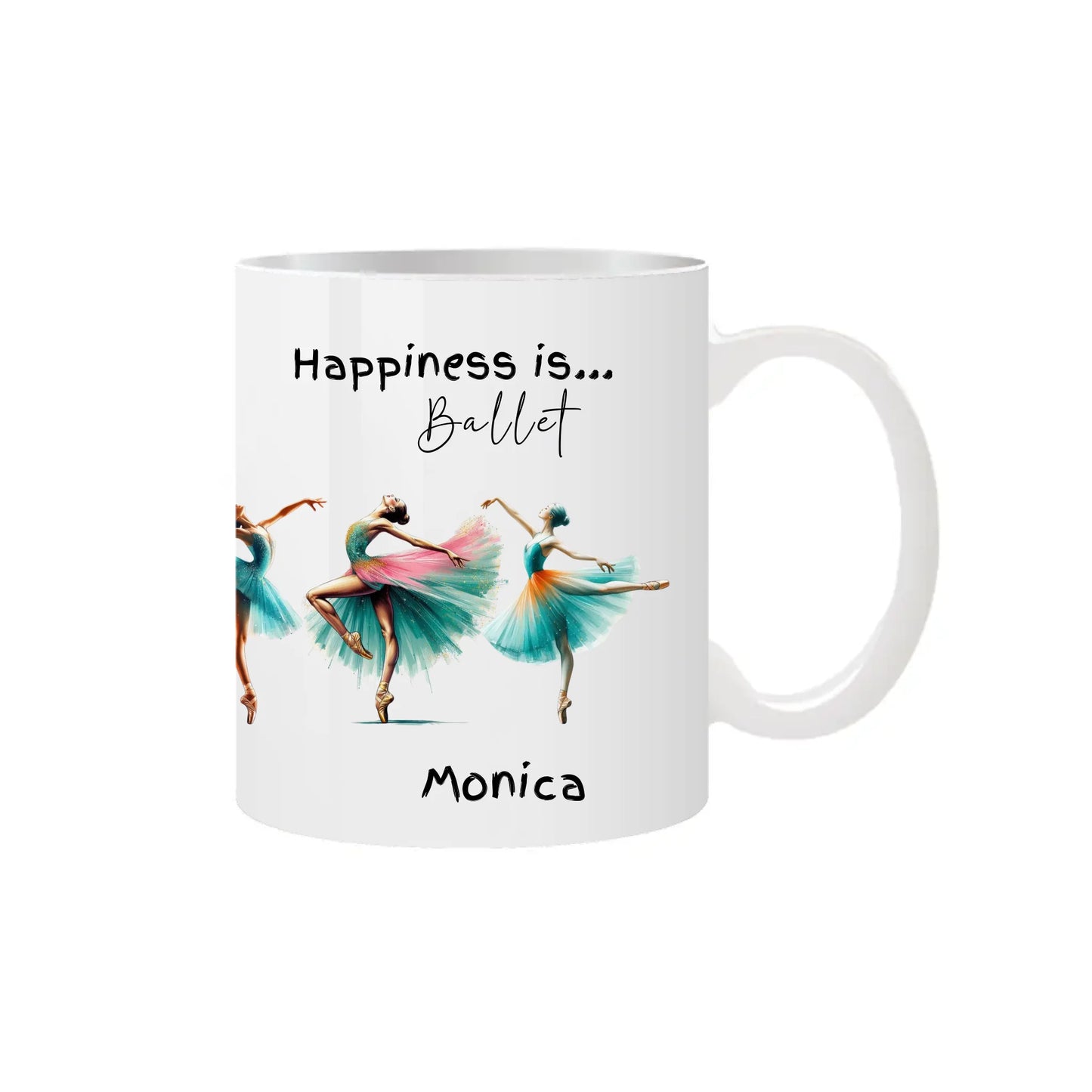 Custom name ballet mug