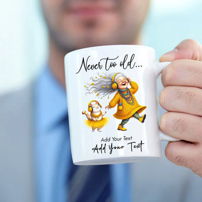 Funny Gran mug gift personalised with custom name for birthday