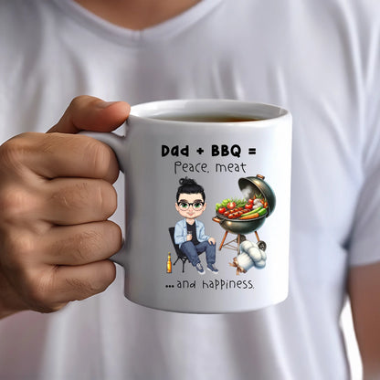 Funny dad mug for grill lovers