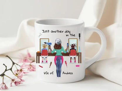 Hair Stylist Custom Mug with Name