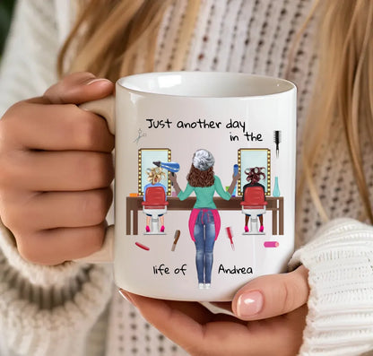 Hairdresser Mug Custom Name