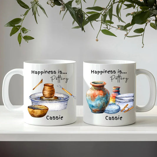 pottery mug personalised