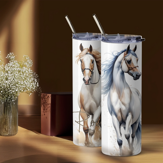 equestrian personalised travel mug for her