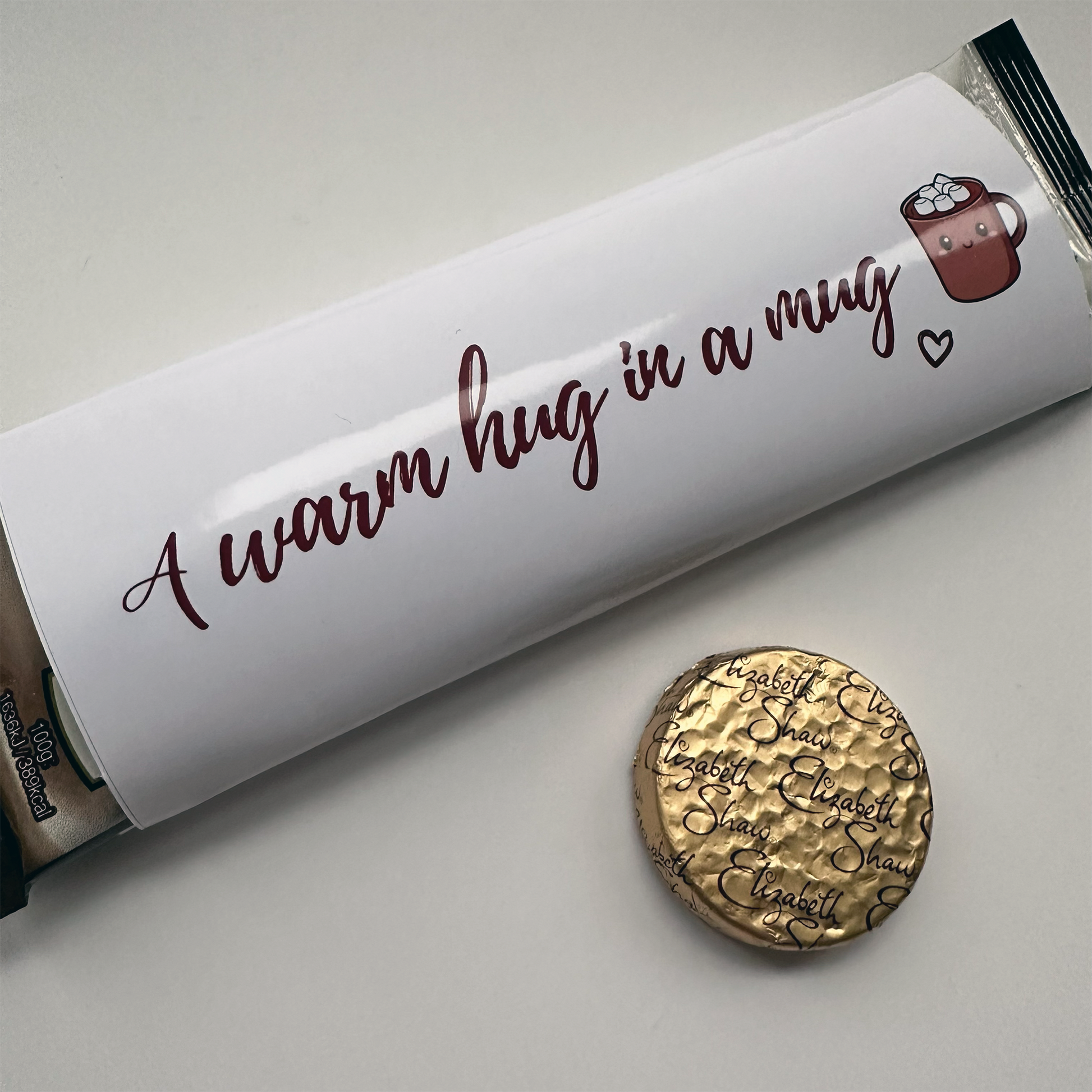 Galaxy hot chocolate in Hug Box gift