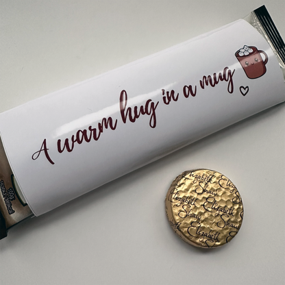 Galaxy hot chocolate in Hug Box gift