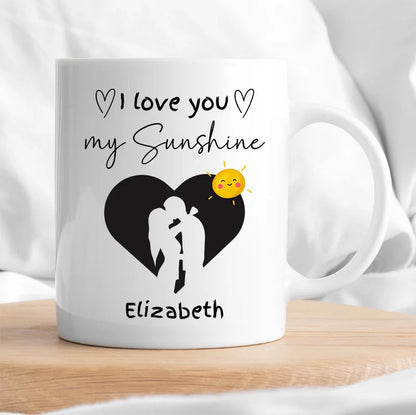 Personalised I Love You My Sunshine Mug