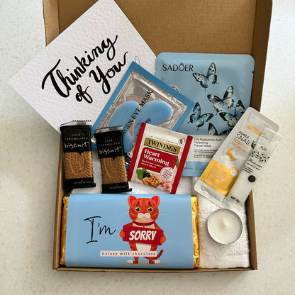 I’m sorry chocolate box gift set for thinking of you moments