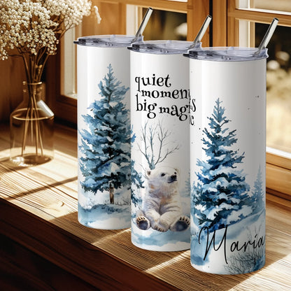 Personalised insulated bottle winter gift