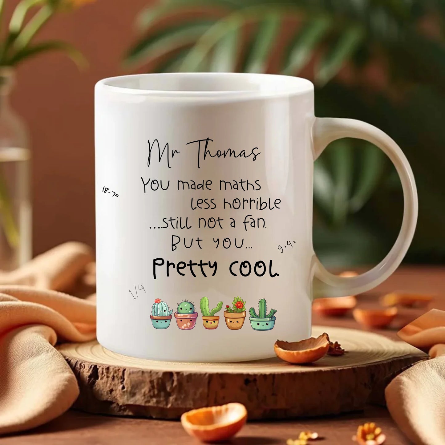 Custom maths gift with name