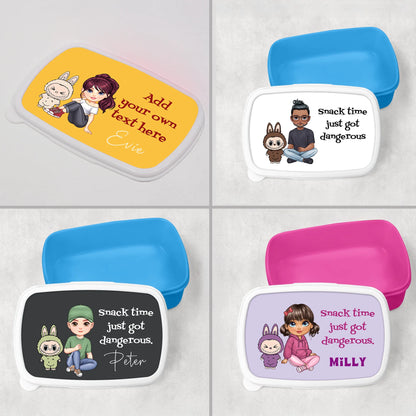 personalised labubu lunchbox for kids