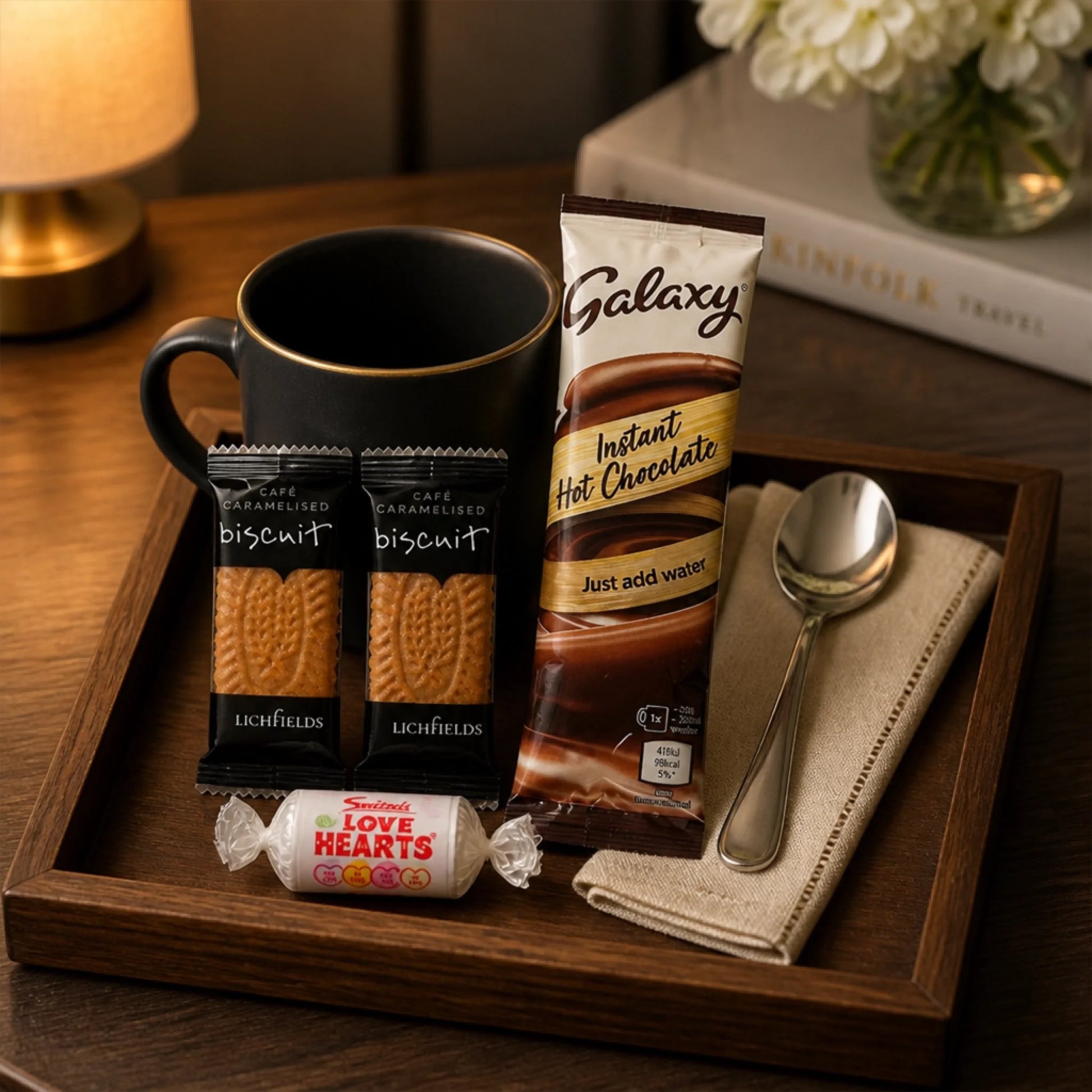 Quirky birthday gift set for her with custom name design