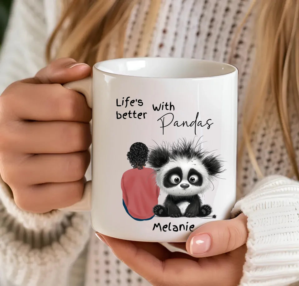 Fun panda mug