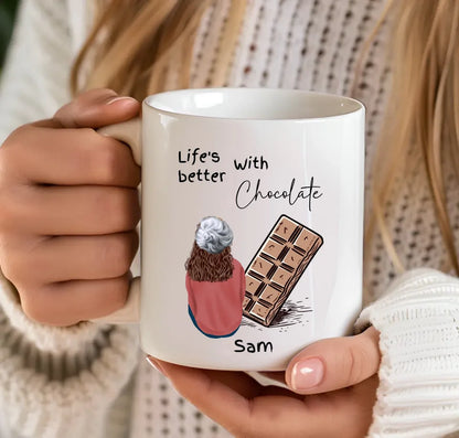 Customised mug for chocoholics