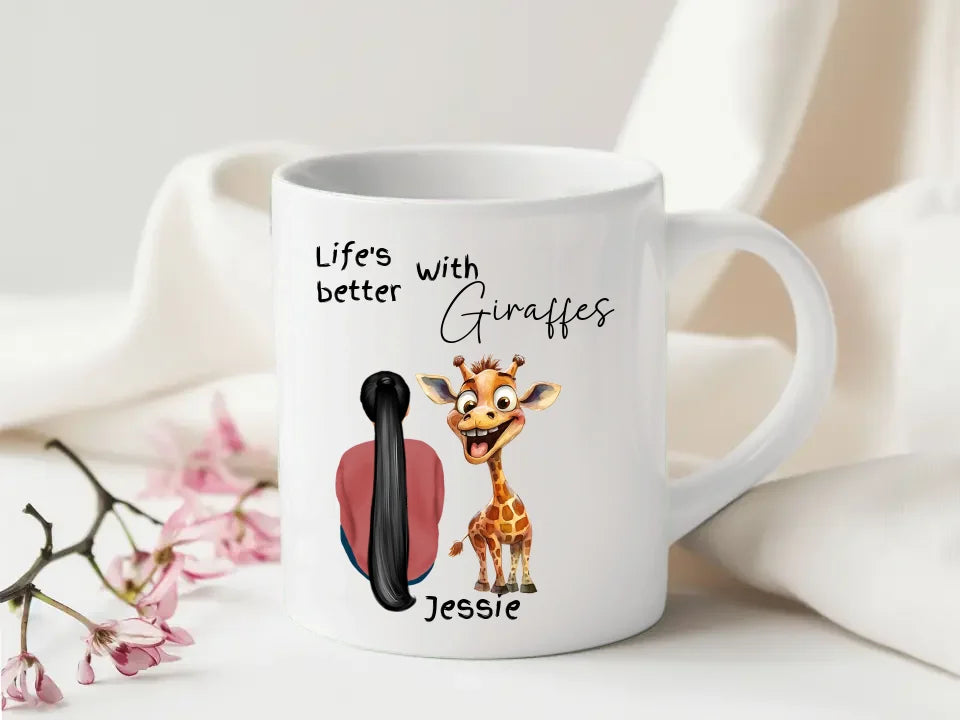 Cute giraffe mug