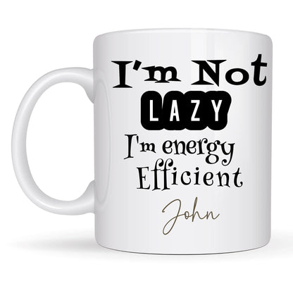 Black and white sarcastic quote mug