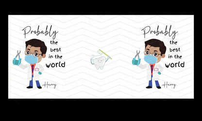 Personalised gift mug for male dentists