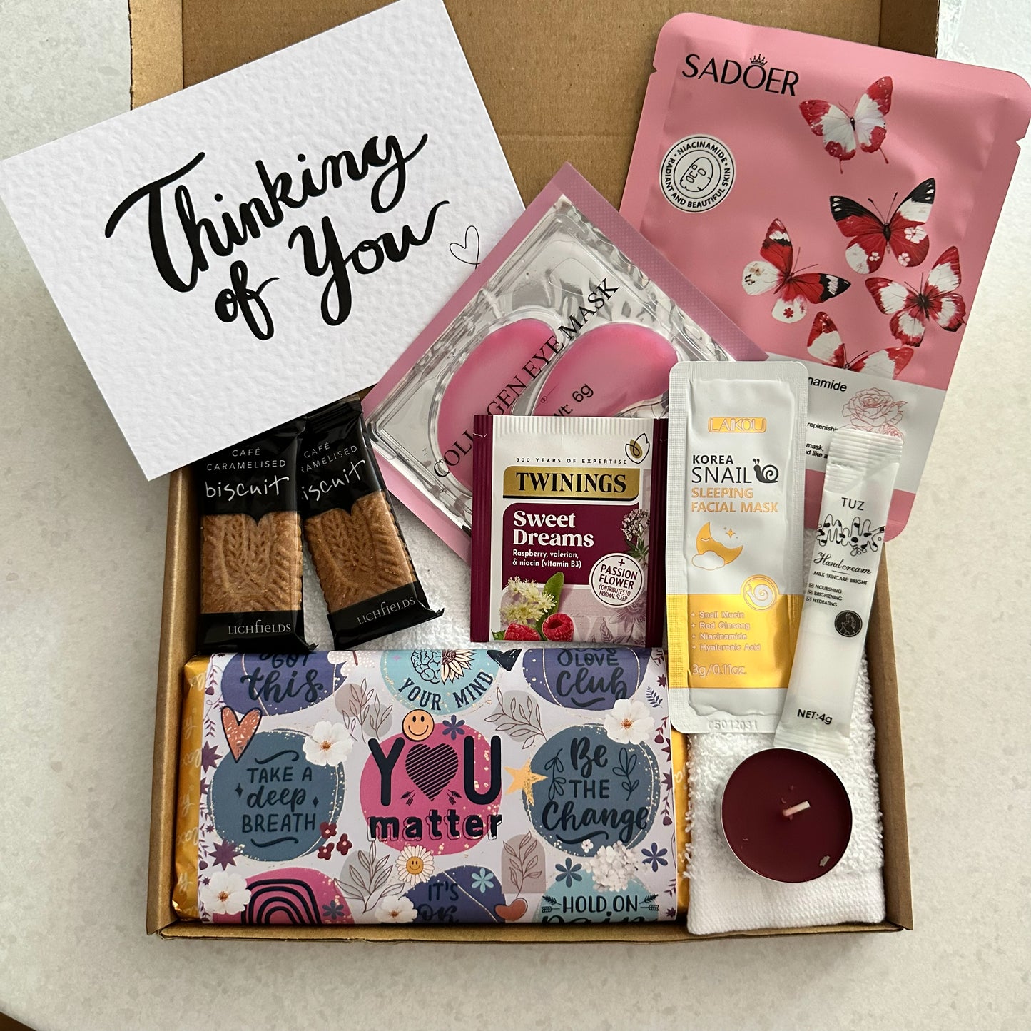 You matter self care gift hamper