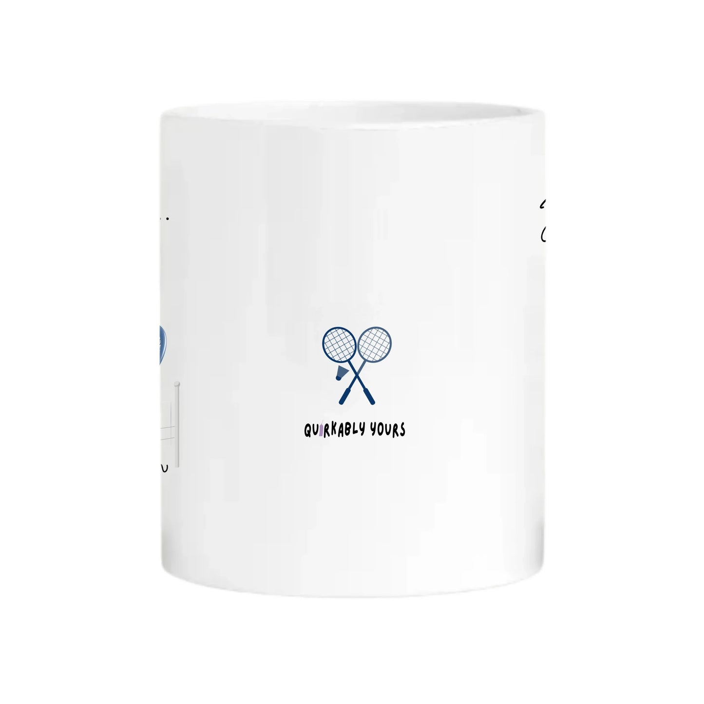funny badminton mug Just Meant to Be