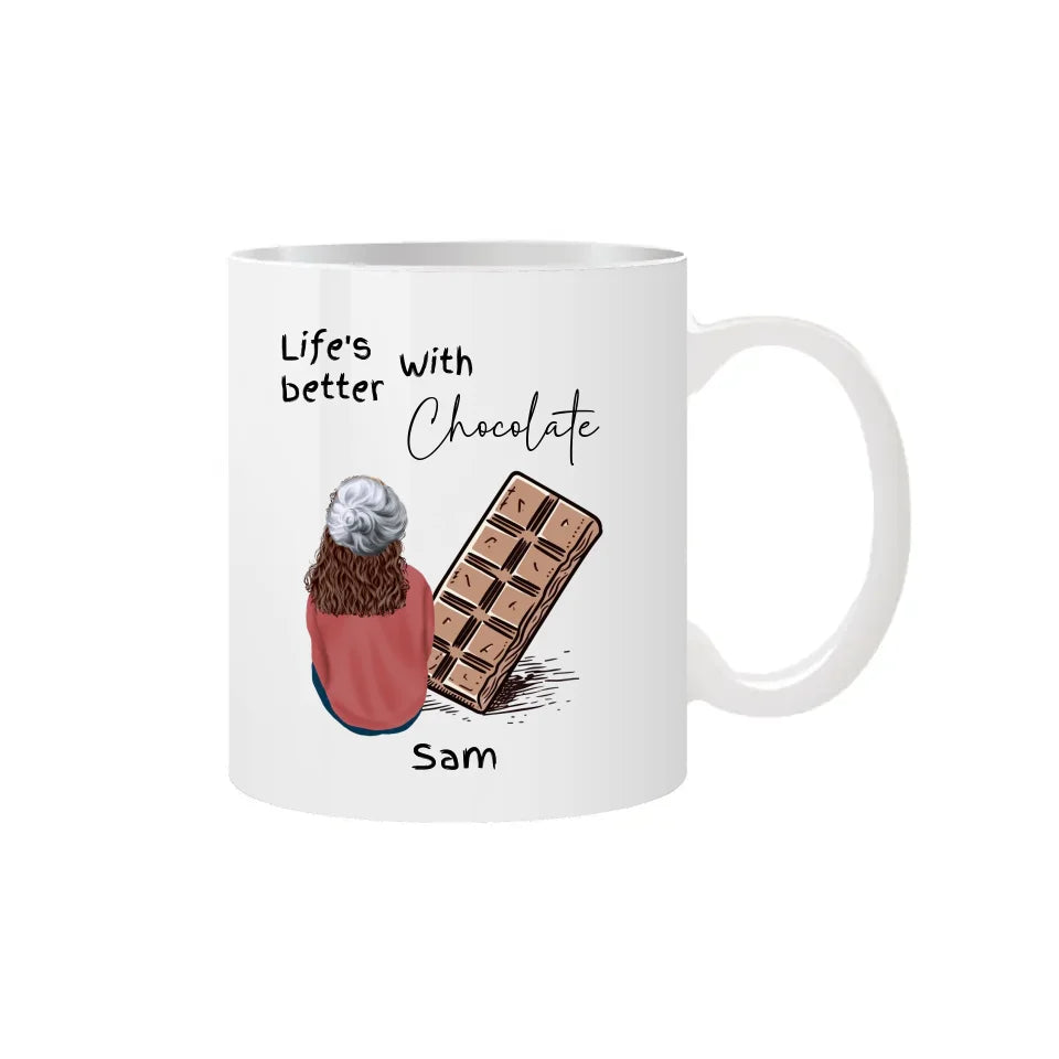 mug for chocolate fans